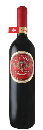 La Suisse Edelweiss Swiss Alpine Wine vin de pays suisse rouge